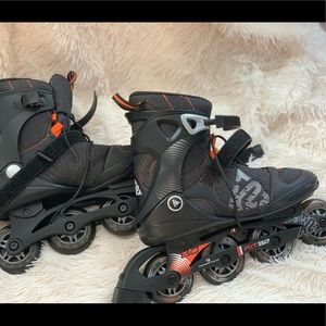 K2 F.I.T. 80 Inline Skates Sort/Orange